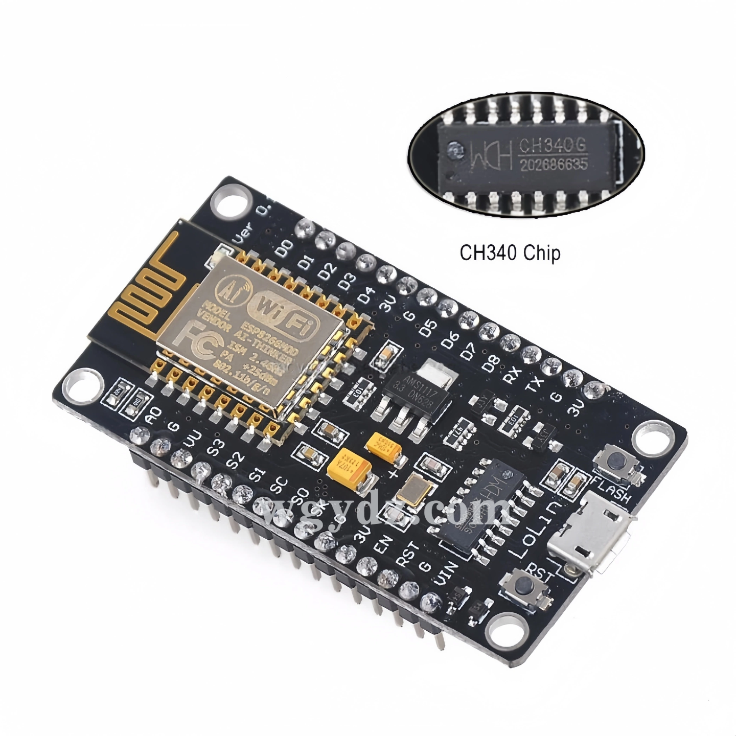 ESP8266 Serial Wireless Module CH340 NodeMcu V3 Lua WIFI Internet of Things Development Board