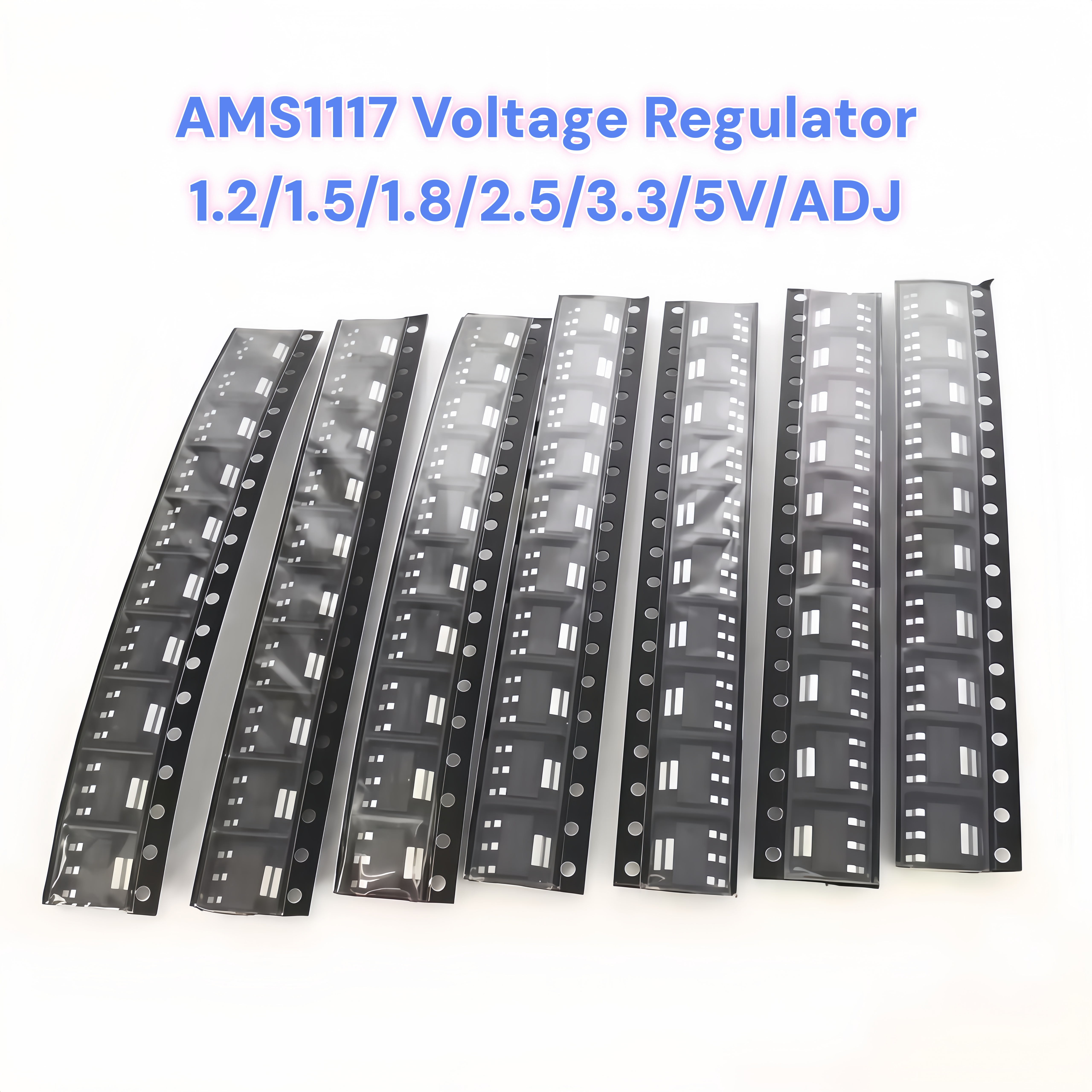 AMS117-1.2, 1.8, 2.5, 3.3, 5.0V ADJ SOT-223 Voltage regulator power supply chip, step-down IC